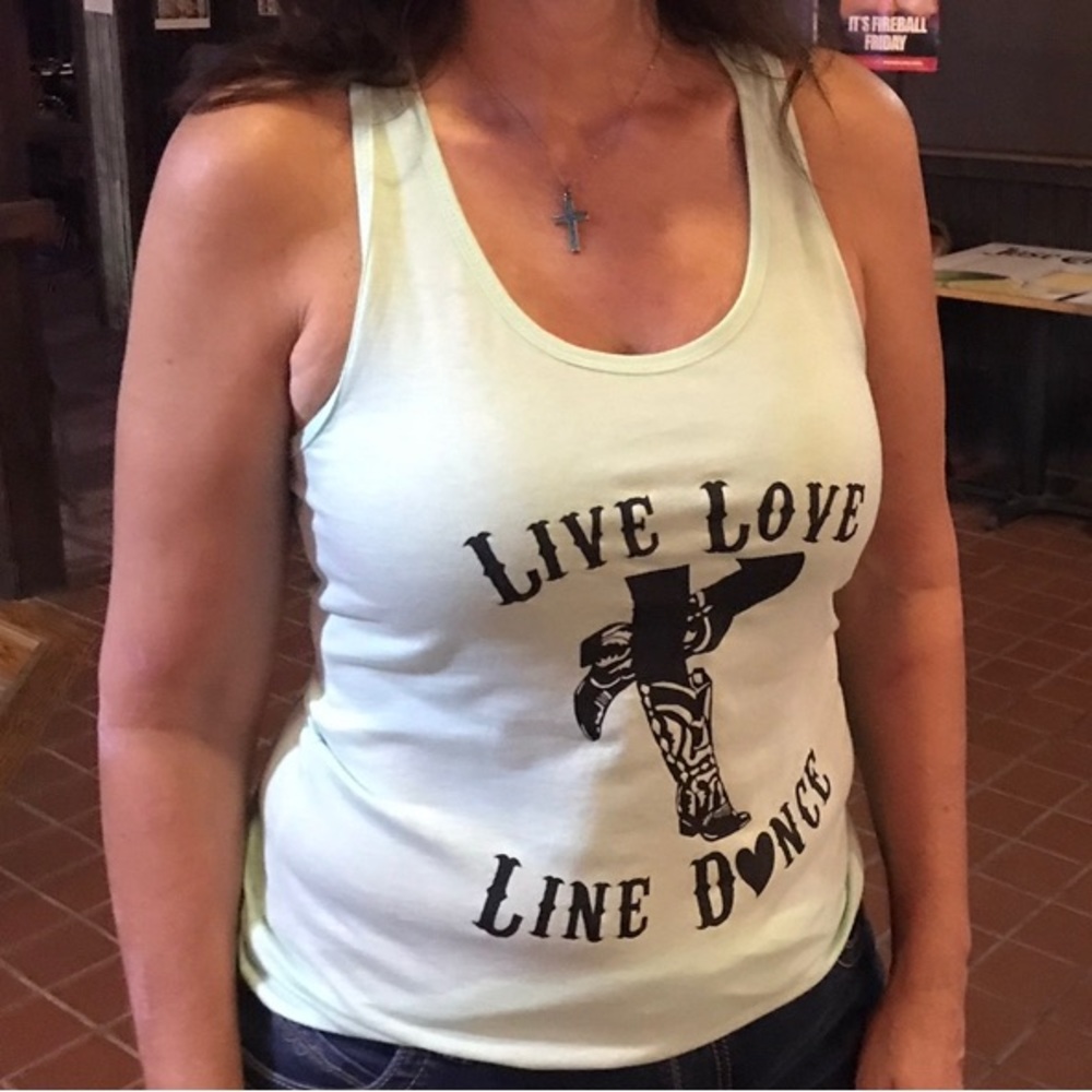 Mint green Racerback Tank Top